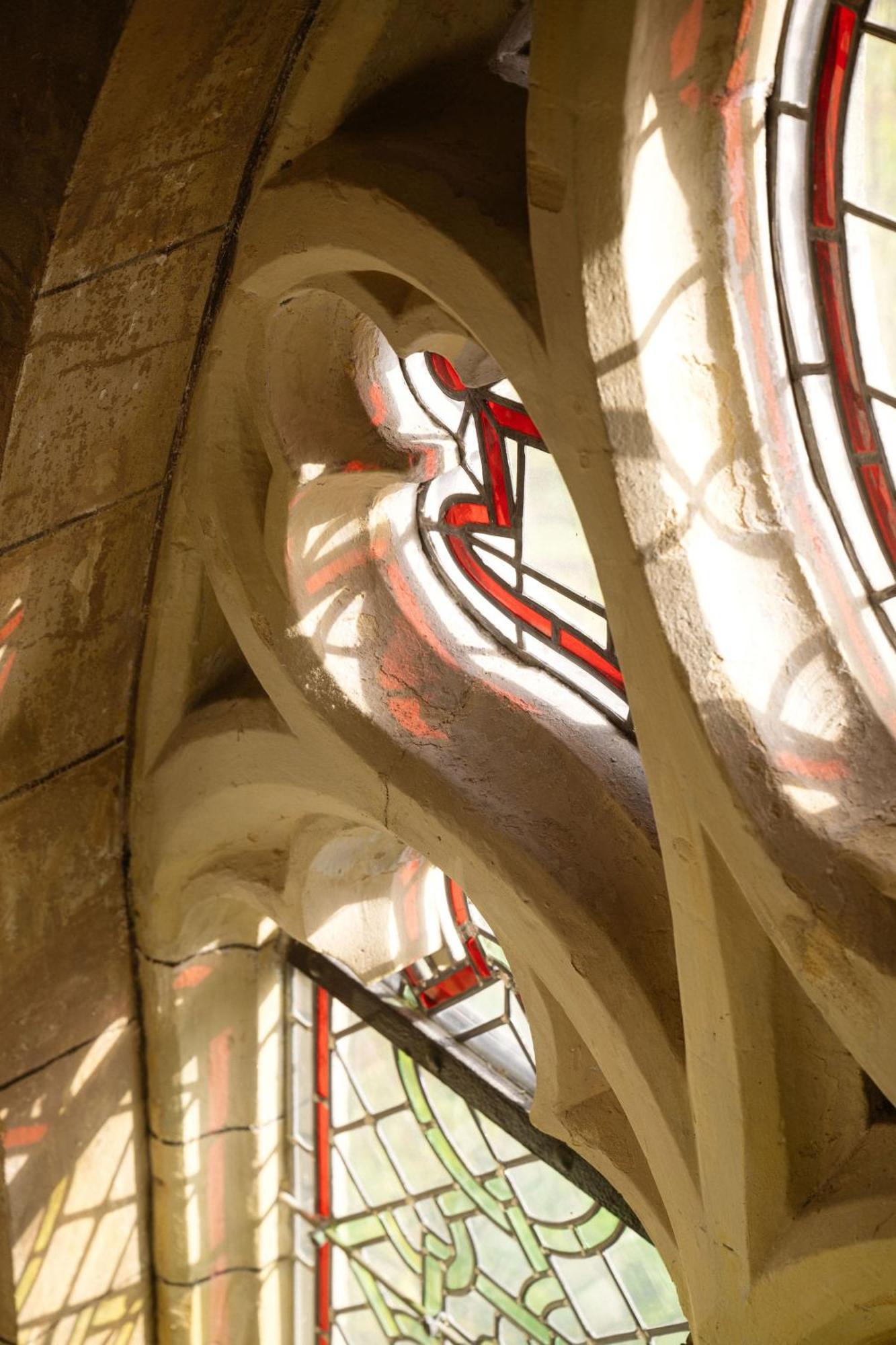 クルーシュレンホテル マーストリヒト エクステリア 写真 The stained glass windows